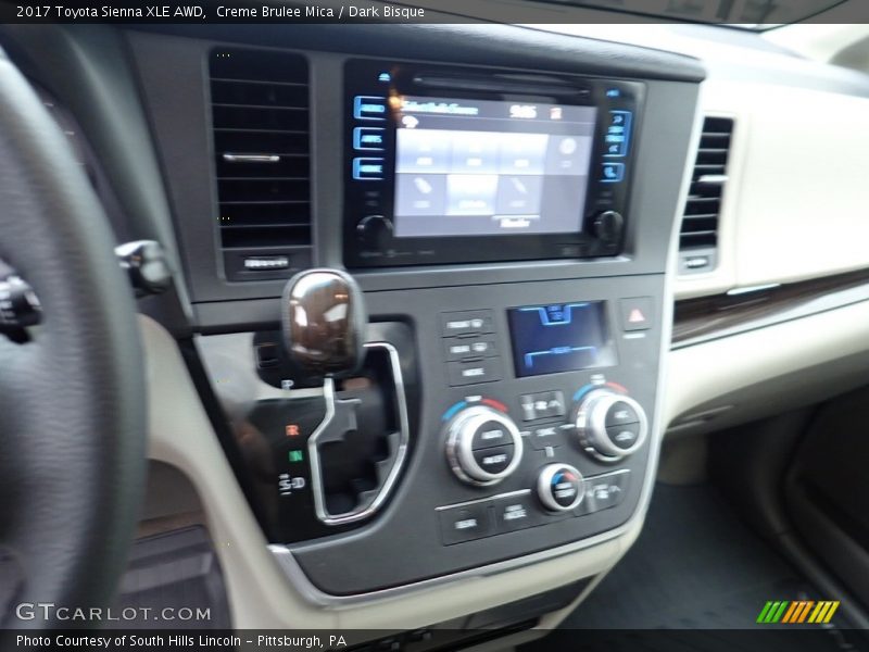 Creme Brulee Mica / Dark Bisque 2017 Toyota Sienna XLE AWD
