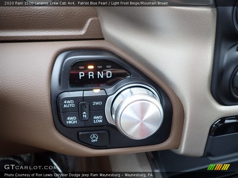 Patriot Blue Pearl / Light Frost Beige/Mountain Brown 2020 Ram 1500 Laramie Crew Cab 4x4