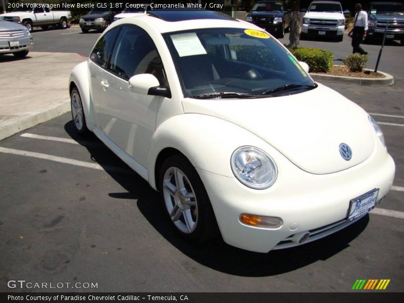 Campanella White / Gray 2004 Volkswagen New Beetle GLS 1.8T Coupe
