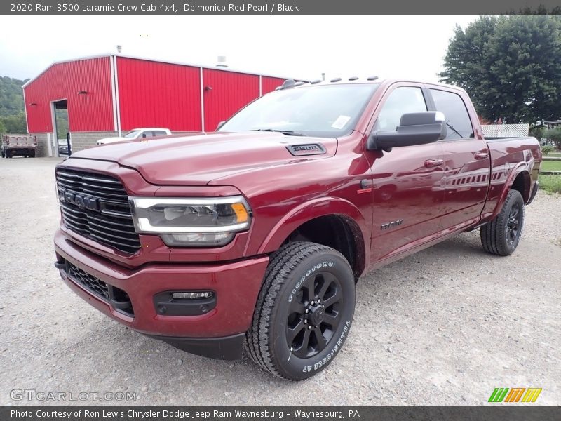 Front 3/4 View of 2020 3500 Laramie Crew Cab 4x4