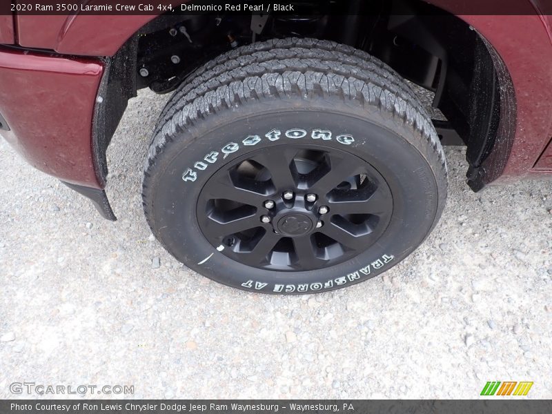 Delmonico Red Pearl / Black 2020 Ram 3500 Laramie Crew Cab 4x4