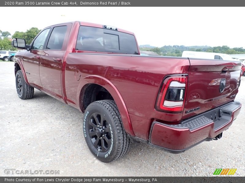 Delmonico Red Pearl / Black 2020 Ram 3500 Laramie Crew Cab 4x4