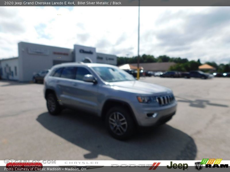 Billet Silver Metallic / Black 2020 Jeep Grand Cherokee Laredo E 4x4