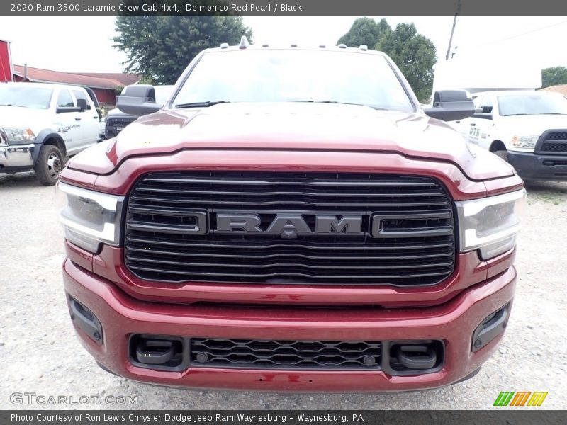 Delmonico Red Pearl / Black 2020 Ram 3500 Laramie Crew Cab 4x4