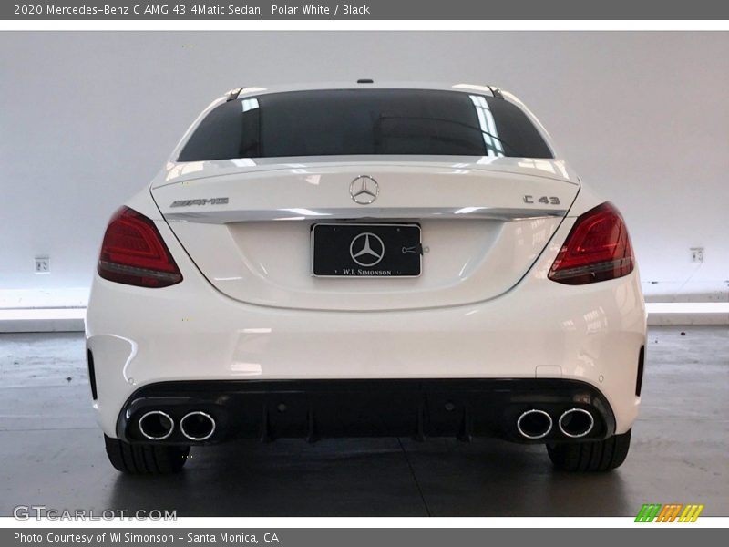 Polar White / Black 2020 Mercedes-Benz C AMG 43 4Matic Sedan