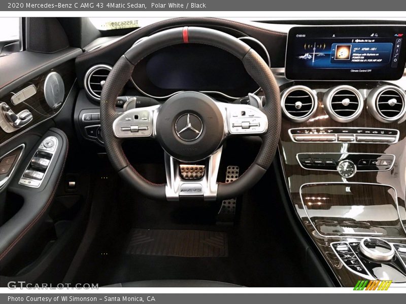 Polar White / Black 2020 Mercedes-Benz C AMG 43 4Matic Sedan