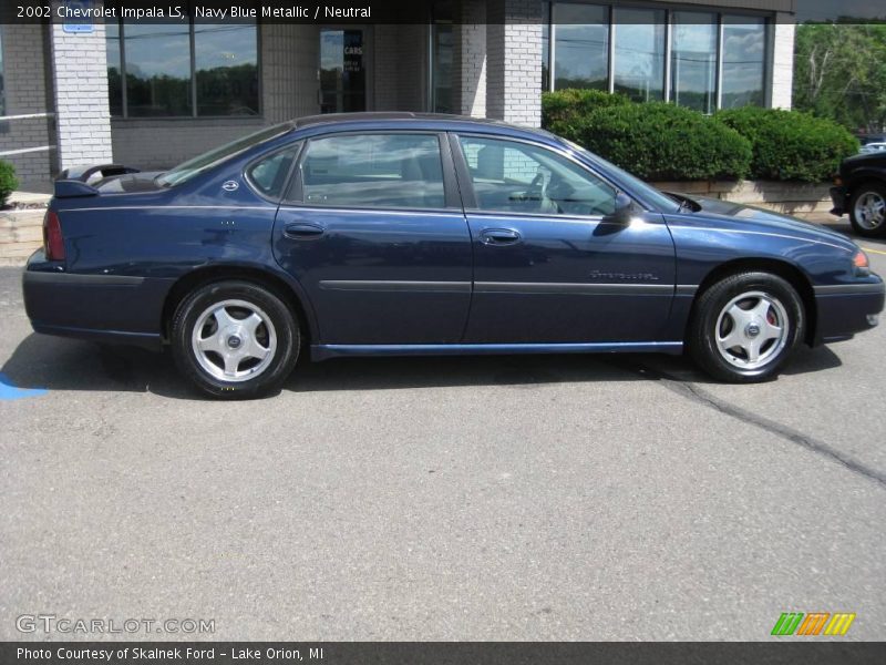 Navy Blue Metallic / Neutral 2002 Chevrolet Impala LS