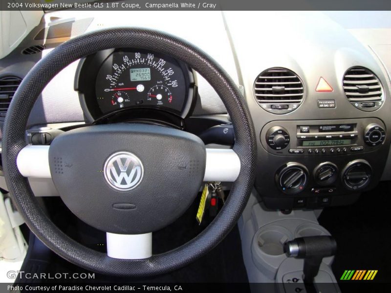 Campanella White / Gray 2004 Volkswagen New Beetle GLS 1.8T Coupe