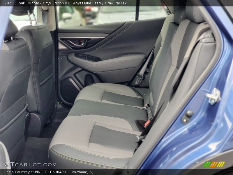 Rear Seat of 2020 Outback Onyx Edition XT