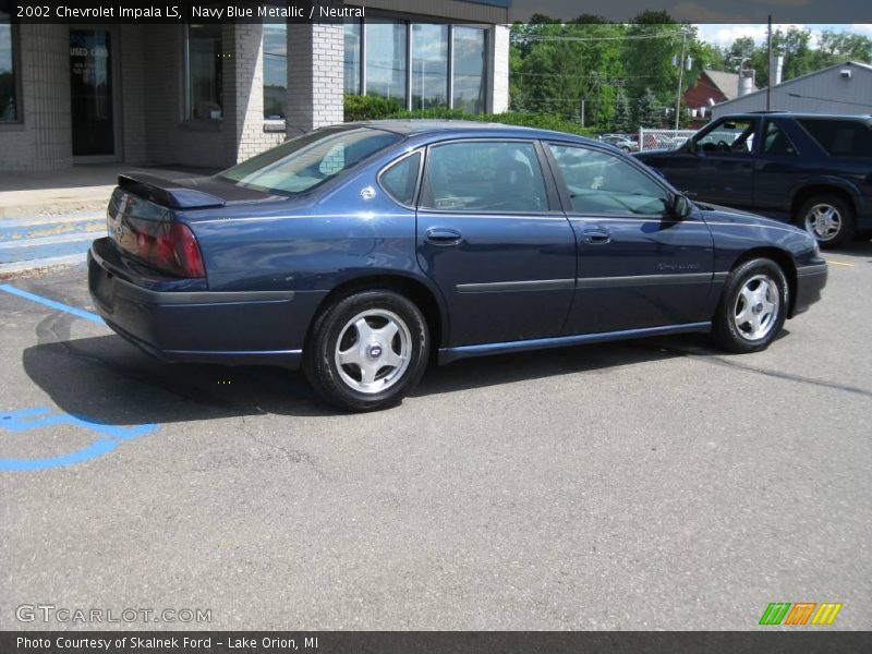 Navy Blue Metallic / Neutral 2002 Chevrolet Impala LS