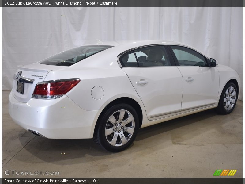 White Diamond Tricoat / Cashmere 2012 Buick LaCrosse AWD