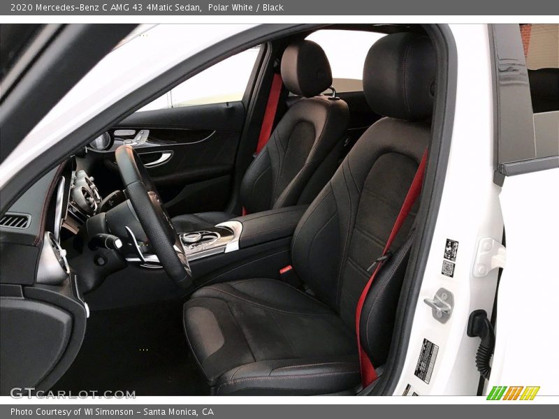 Front Seat of 2020 C AMG 43 4Matic Sedan