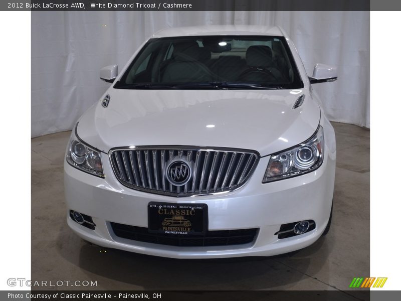 White Diamond Tricoat / Cashmere 2012 Buick LaCrosse AWD