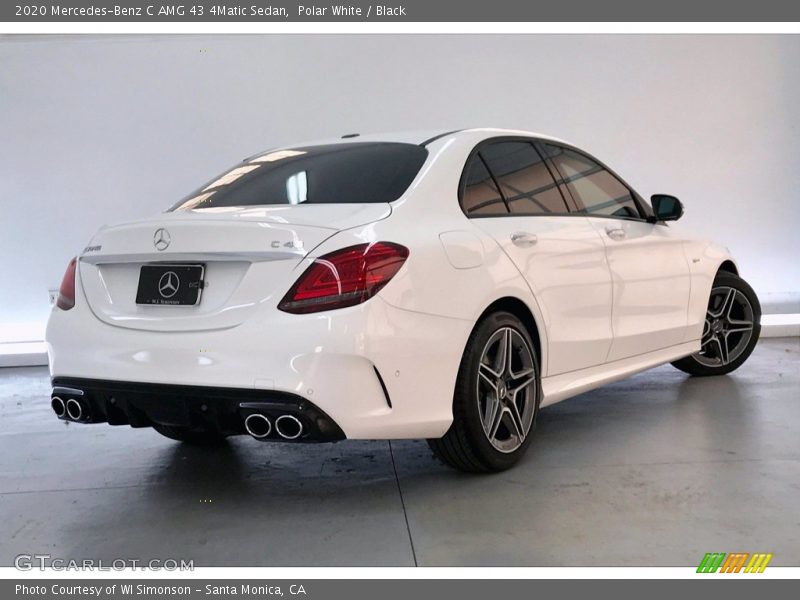 Polar White / Black 2020 Mercedes-Benz C AMG 43 4Matic Sedan