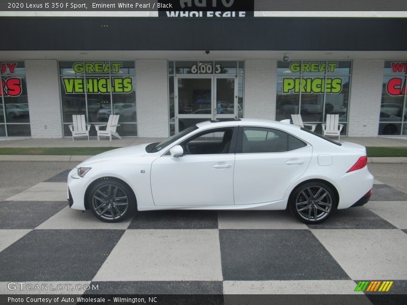 Eminent White Pearl / Black 2020 Lexus IS 350 F Sport