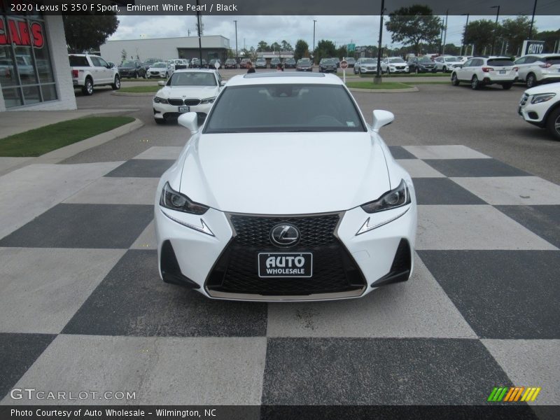 Eminent White Pearl / Black 2020 Lexus IS 350 F Sport