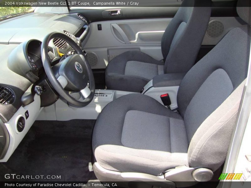 Campanella White / Gray 2004 Volkswagen New Beetle GLS 1.8T Coupe