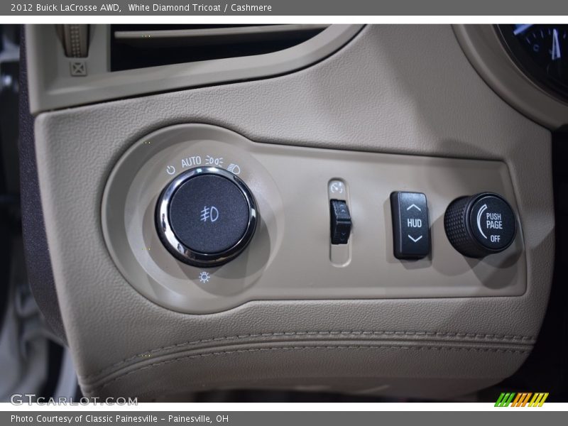 Controls of 2012 LaCrosse AWD