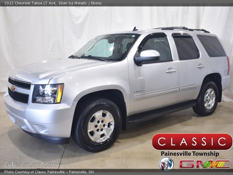 Silver Ice Metallic / Ebony 2012 Chevrolet Tahoe LT 4x4