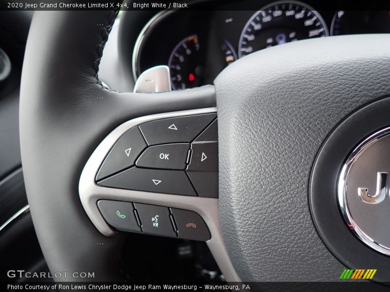 Bright White / Black 2020 Jeep Grand Cherokee Limited X 4x4