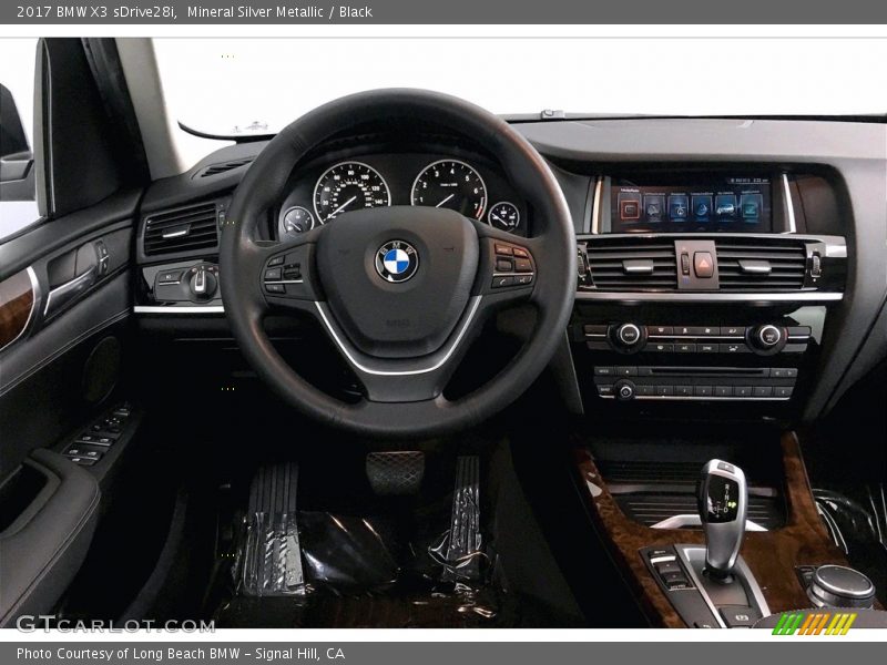 Mineral Silver Metallic / Black 2017 BMW X3 sDrive28i