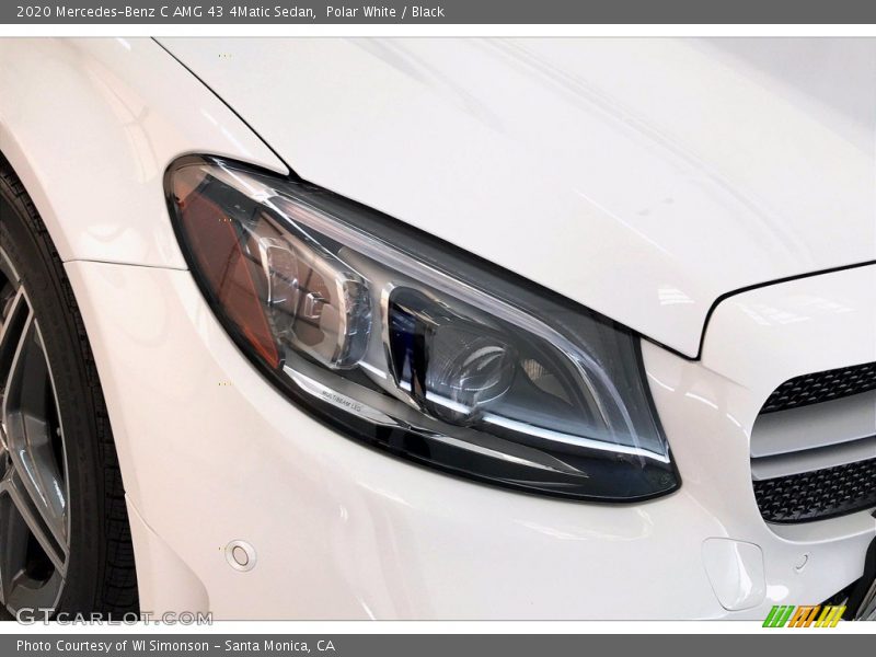 Polar White / Black 2020 Mercedes-Benz C AMG 43 4Matic Sedan