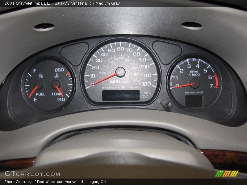 Galaxy Silver Metallic / Medium Gray 2001 Chevrolet Impala LS