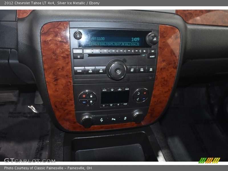 Silver Ice Metallic / Ebony 2012 Chevrolet Tahoe LT 4x4