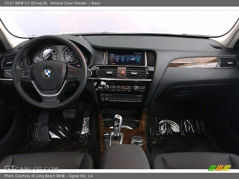 Mineral Silver Metallic / Black 2017 BMW X3 sDrive28i