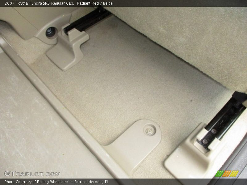 Radiant Red / Beige 2007 Toyota Tundra SR5 Regular Cab