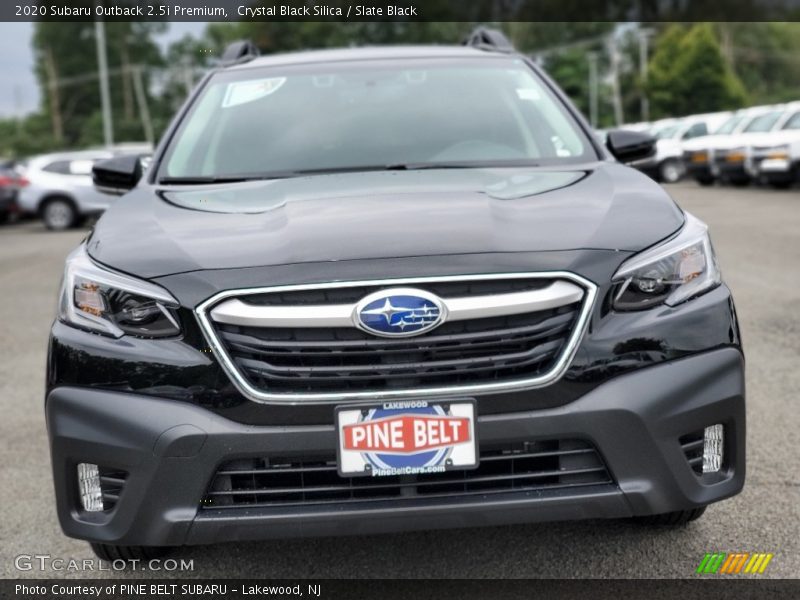 Crystal Black Silica / Slate Black 2020 Subaru Outback 2.5i Premium