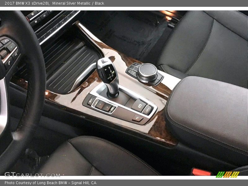 Mineral Silver Metallic / Black 2017 BMW X3 sDrive28i