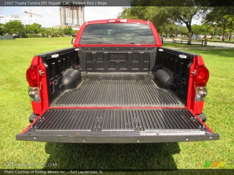 Radiant Red / Beige 2007 Toyota Tundra SR5 Regular Cab
