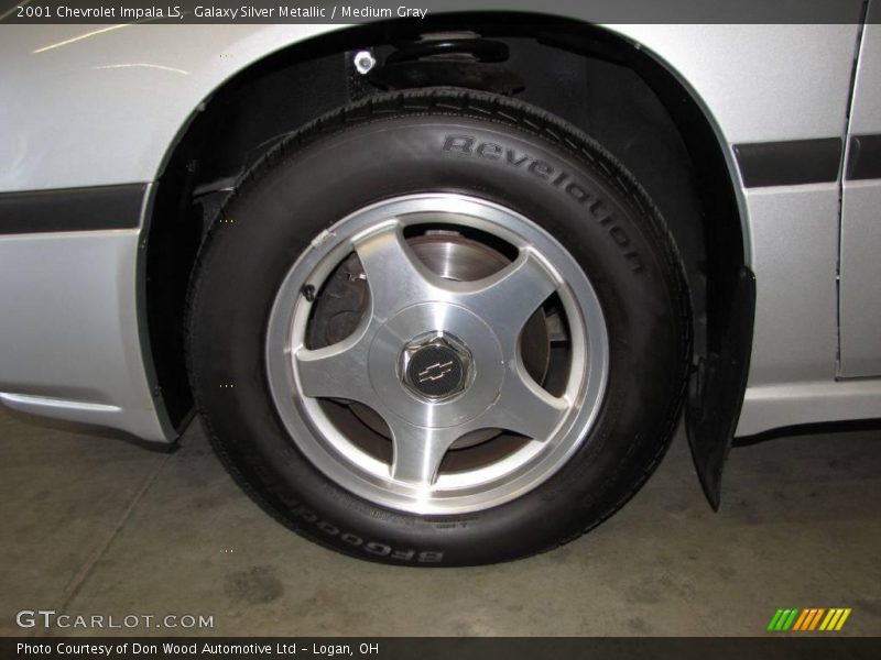 Galaxy Silver Metallic / Medium Gray 2001 Chevrolet Impala LS