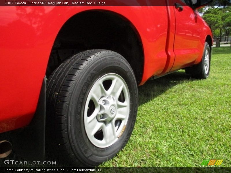 Radiant Red / Beige 2007 Toyota Tundra SR5 Regular Cab