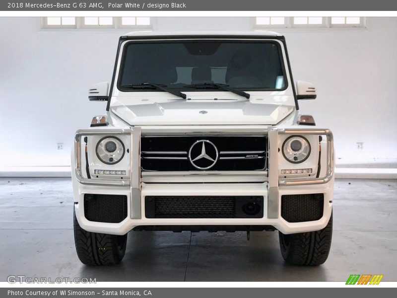 Polar White / designo Black 2018 Mercedes-Benz G 63 AMG
