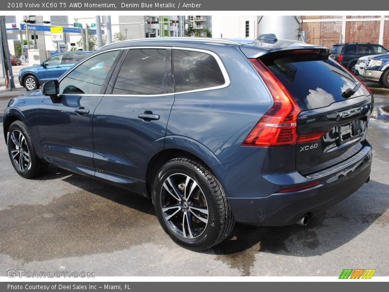Denim Blue Metallic / Amber 2018 Volvo XC60 T5 AWD Momentum