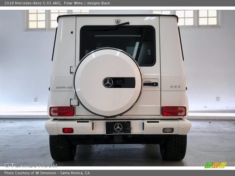 Polar White / designo Black 2018 Mercedes-Benz G 63 AMG