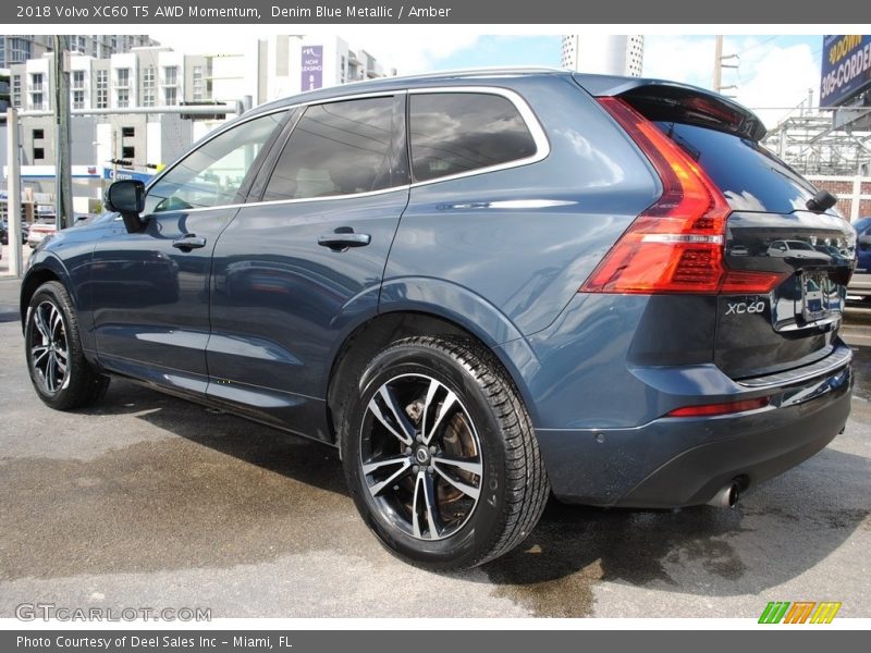 Denim Blue Metallic / Amber 2018 Volvo XC60 T5 AWD Momentum