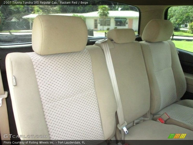 Radiant Red / Beige 2007 Toyota Tundra SR5 Regular Cab