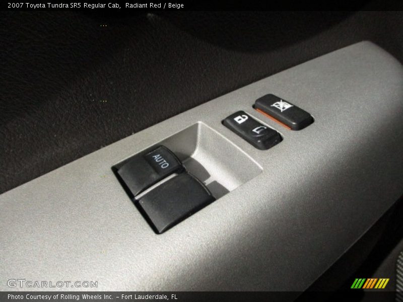 Radiant Red / Beige 2007 Toyota Tundra SR5 Regular Cab