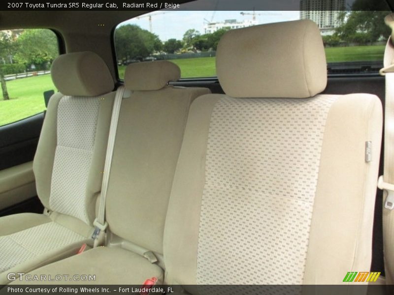 Radiant Red / Beige 2007 Toyota Tundra SR5 Regular Cab