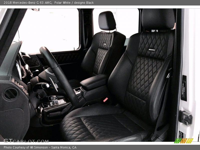 Polar White / designo Black 2018 Mercedes-Benz G 63 AMG