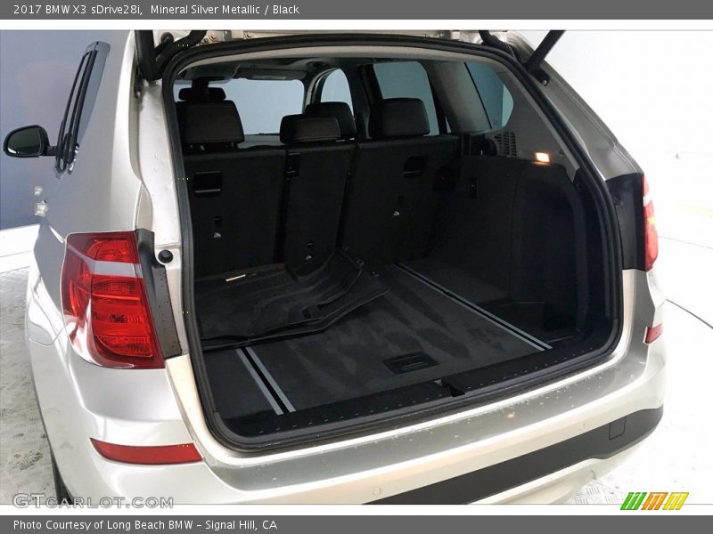 Mineral Silver Metallic / Black 2017 BMW X3 sDrive28i