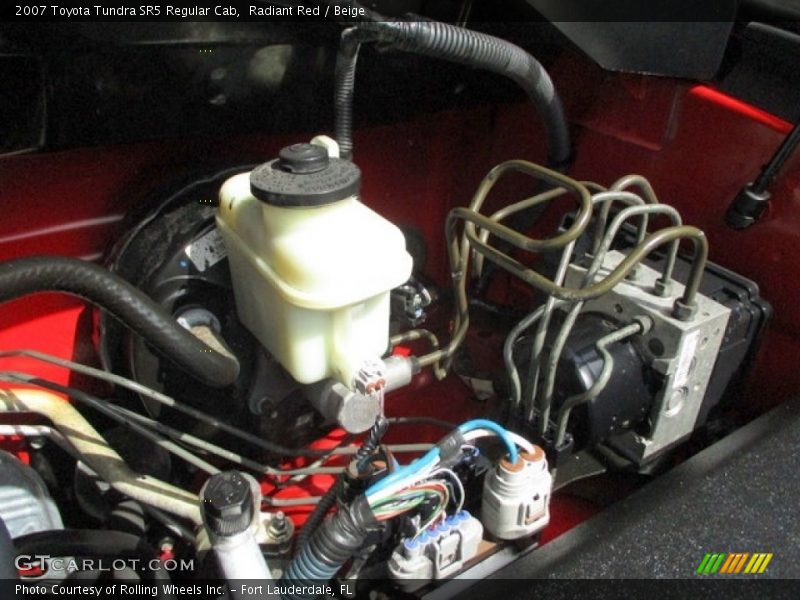 Radiant Red / Beige 2007 Toyota Tundra SR5 Regular Cab