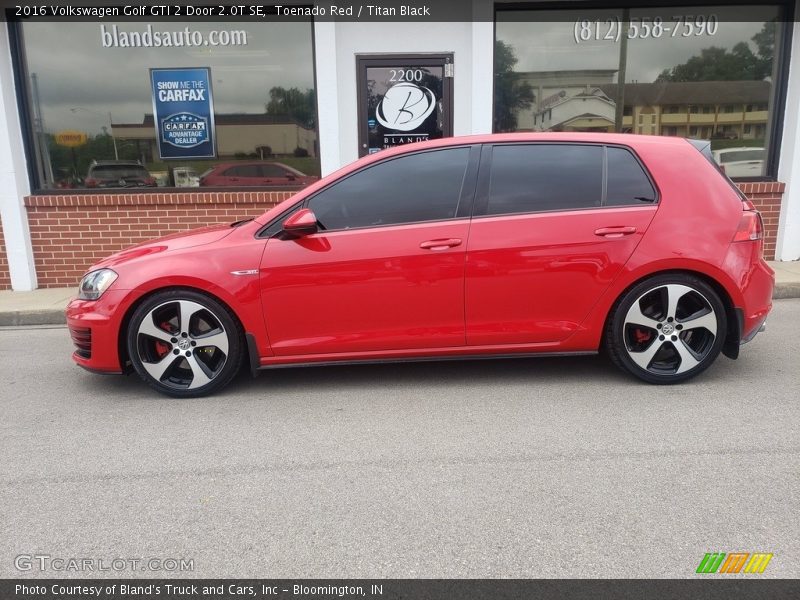 Toenado Red / Titan Black 2016 Volkswagen Golf GTI 2 Door 2.0T SE