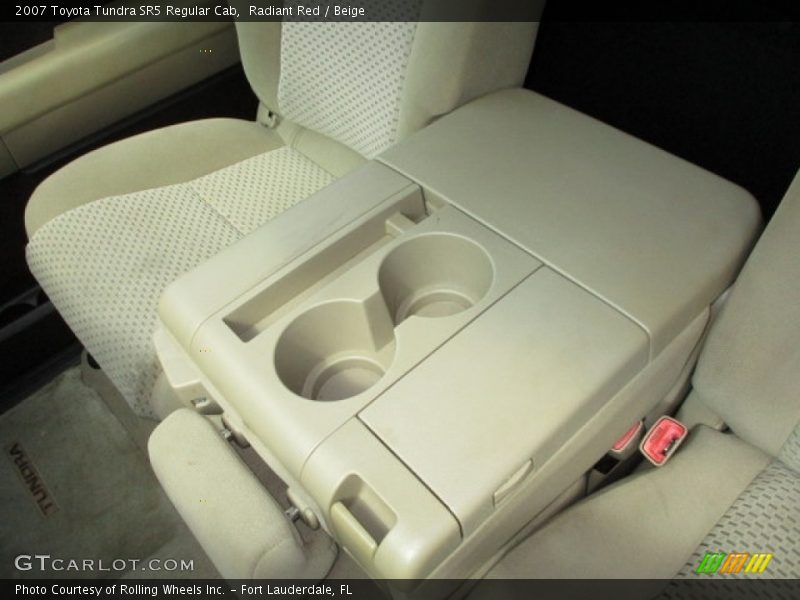 Radiant Red / Beige 2007 Toyota Tundra SR5 Regular Cab