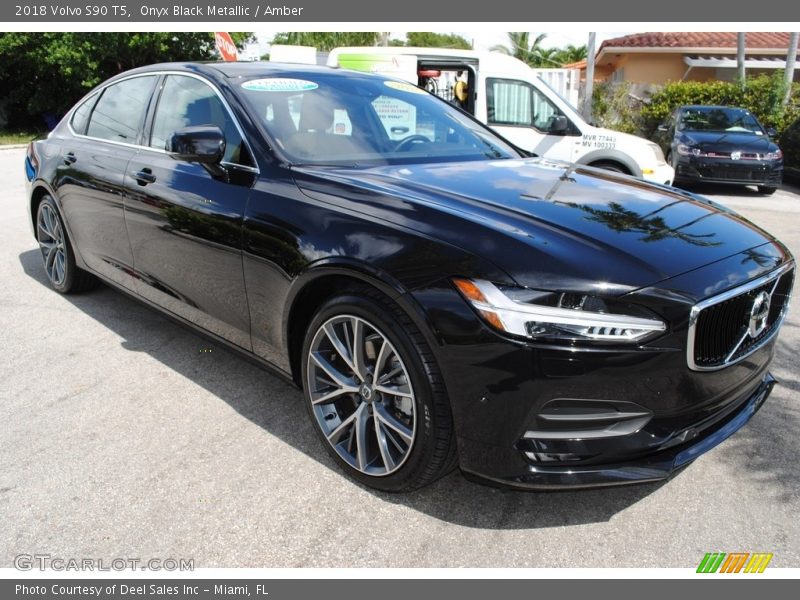 Onyx Black Metallic / Amber 2018 Volvo S90 T5