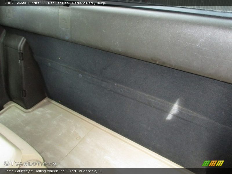 Radiant Red / Beige 2007 Toyota Tundra SR5 Regular Cab