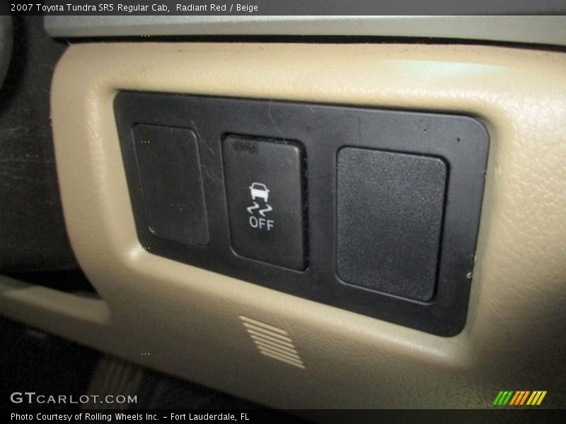 Radiant Red / Beige 2007 Toyota Tundra SR5 Regular Cab